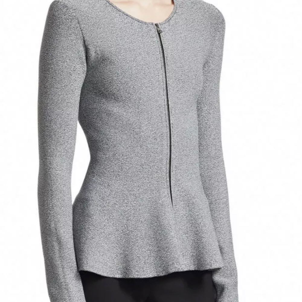 Theory Peplum Long Sleeve Top